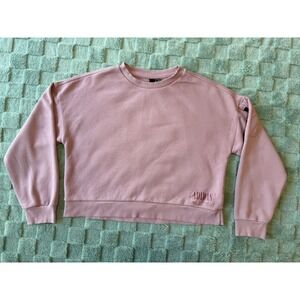 Adidas Pink Pullover Crewneck‎ Sweatshirt Women's Size Small